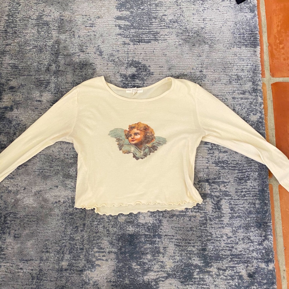 Cropped long sleeve tshirt